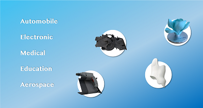 盈普3D打印設(shè)備產(chǎn)線齊全，打印材料豐富，可為汽車、醫(yī)療、消費(fèi)電子、教育文創(chuàng)以及航天航空等領(lǐng)域用戶提供打印服務(wù)